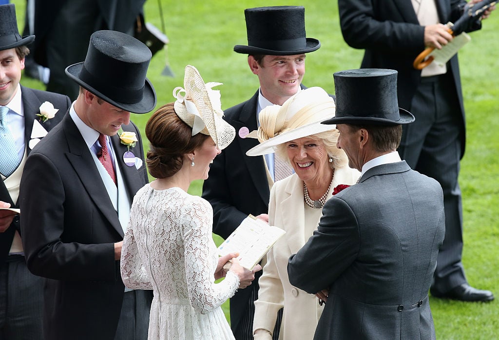 Prince William, Kate Middleton, and Camilla Parker Bowles attend Royal Ascot, 2016