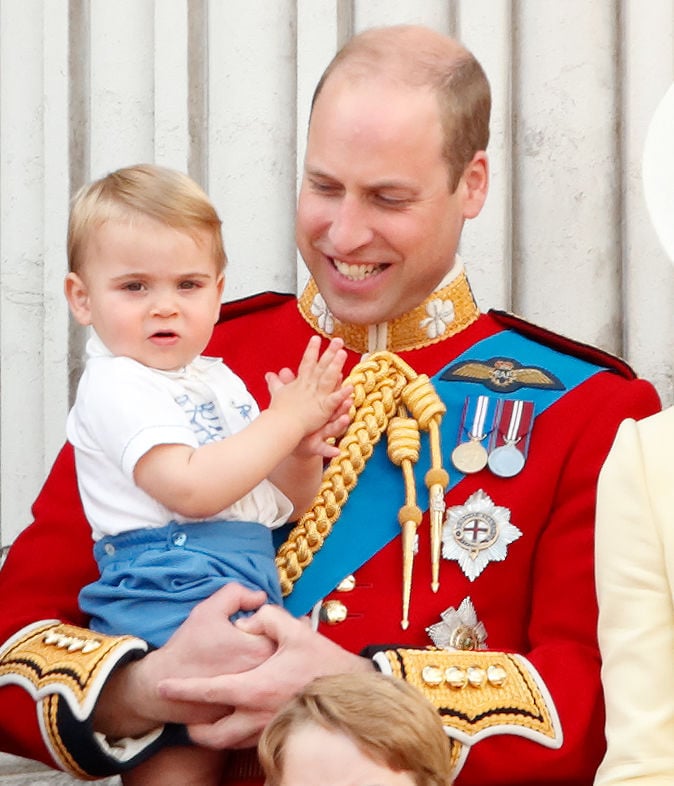 Prince William and Prince Louis at 2019 Trooping the Colour