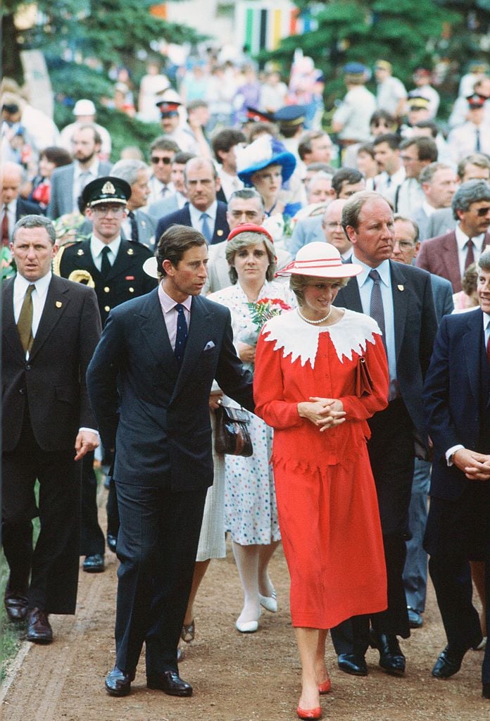 Princess Diana and Prince Charles in Canada on their first overseas royal tour