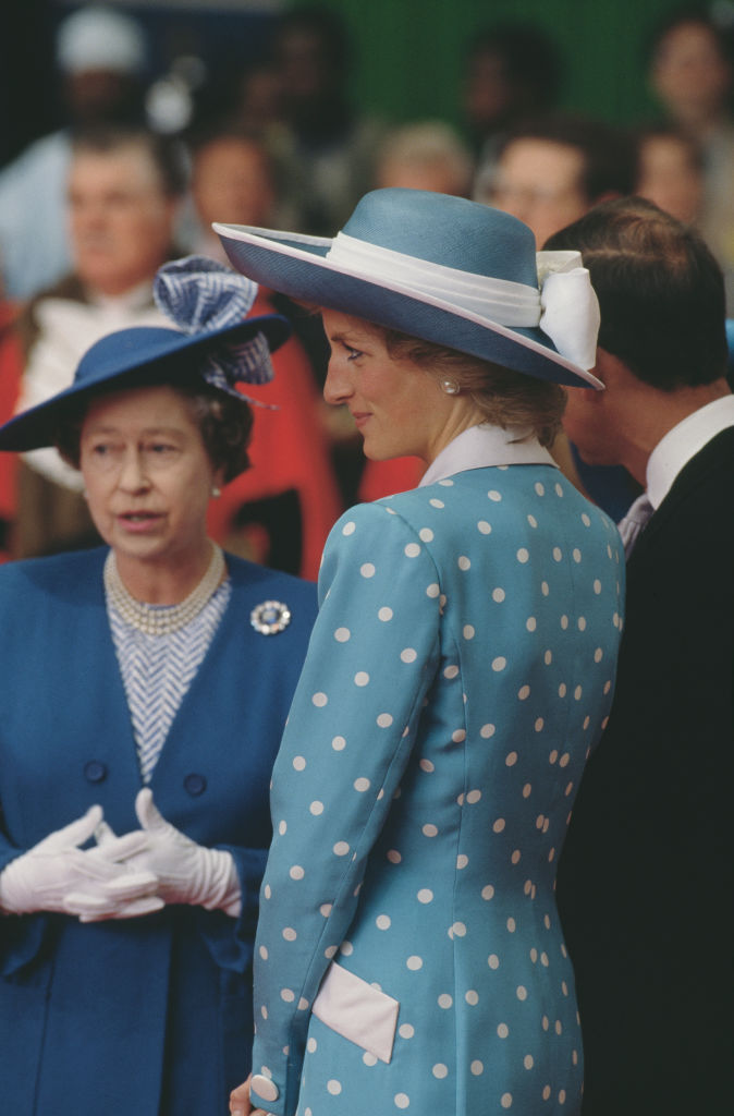 Princess Diana and Queen Elizabeth