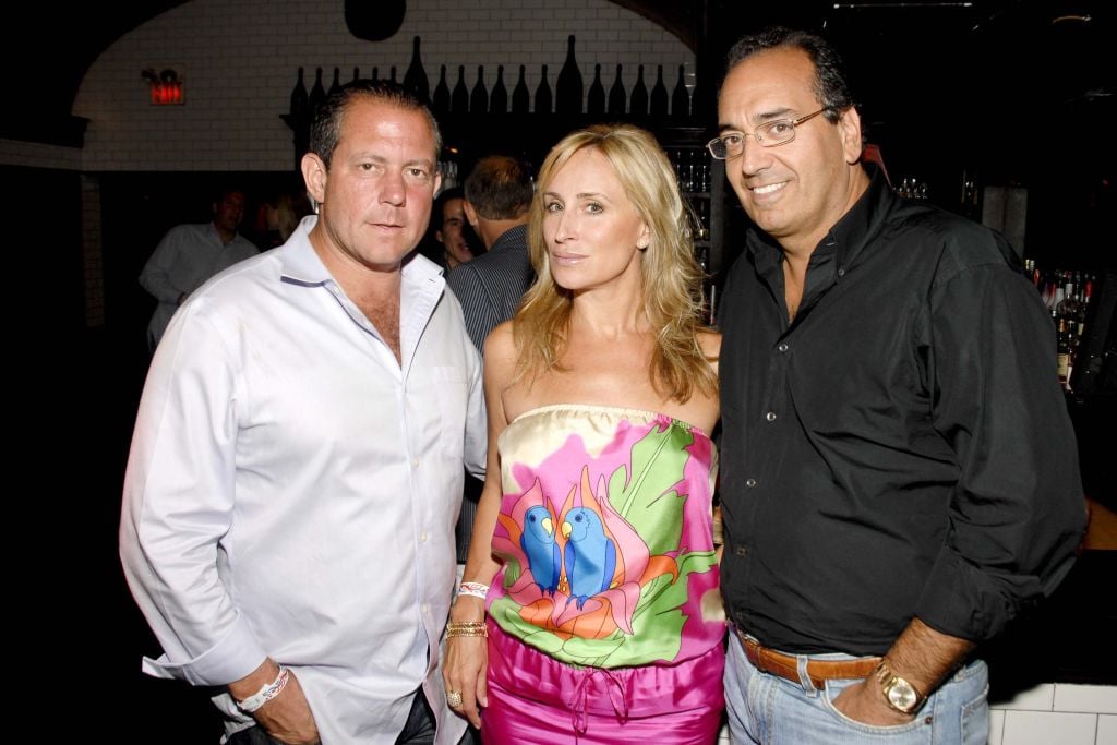 Harry Dubin, Sonja Morgan and Joe Delvecchio attend Sonja Morgan and R. Couri Hay Salute American Friends