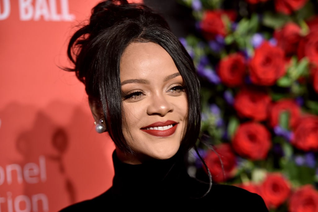 Rihanna attending a charity event
