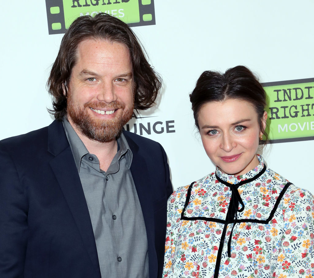Rob Giles and 'Grey's Anatomy's' Caterina Scorsone attend the premiere of Indie Rights' 'Confessions of a Teenage Jesus Jerk'