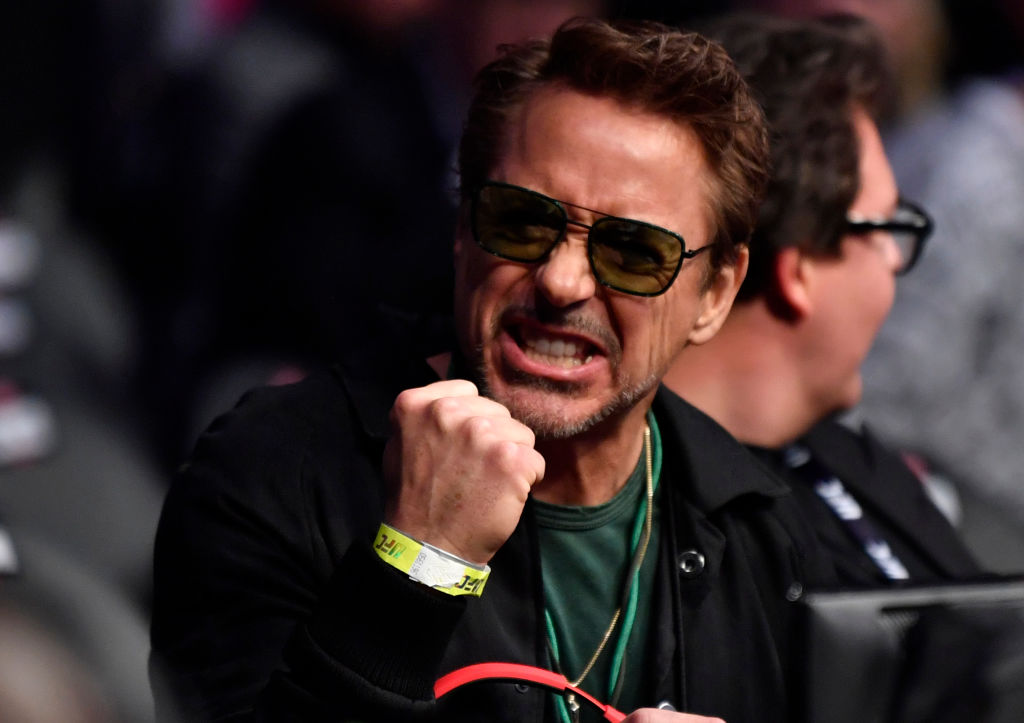 Robert Downey Jr. at the UFC 248 event