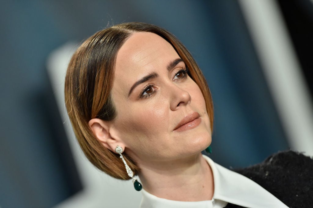 Sarah Paulson of 'American Horror Story' attends the 2020 Vanity Fair Oscar Party hosted by Radhika Jones at Wallis Annenberg Center for the Performing Arts on February 09, 2020 in Beverly Hills, California. 