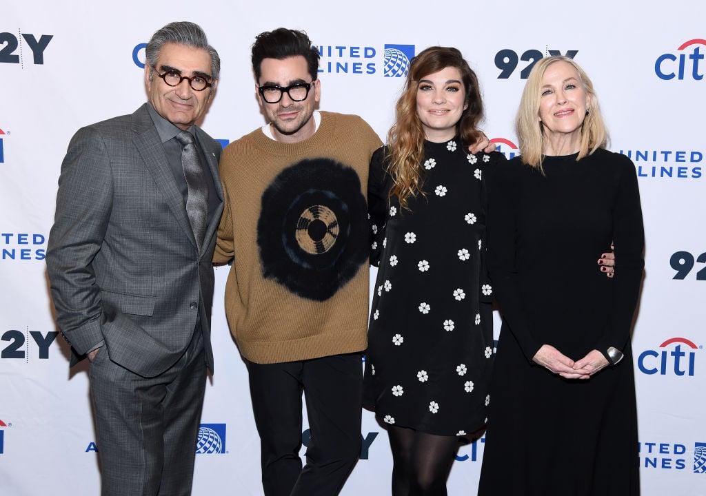 Eugene Levy, Daniel levy, Annie Murphy and Catherine O'Hara
