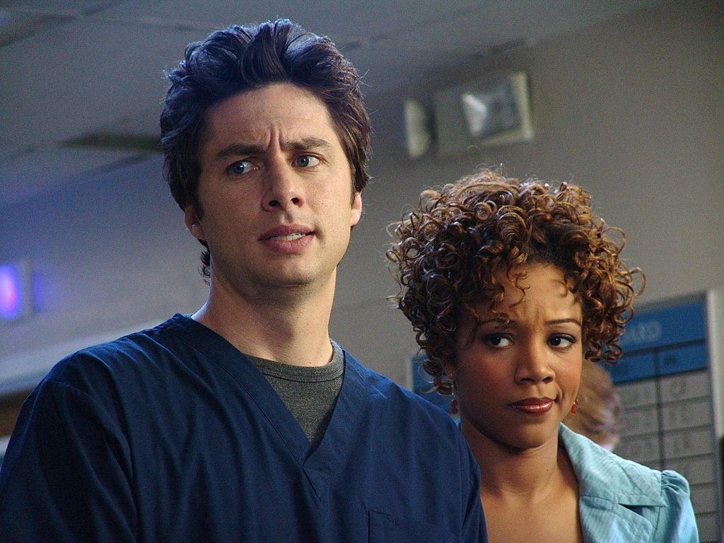 Scrubs: Zach Braff and Chrystee Pharris