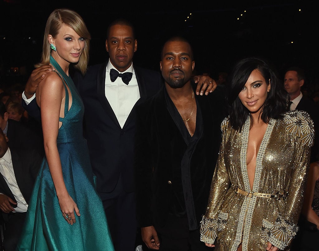 Taylor Swift, Kanye West, and Kim Kardashian