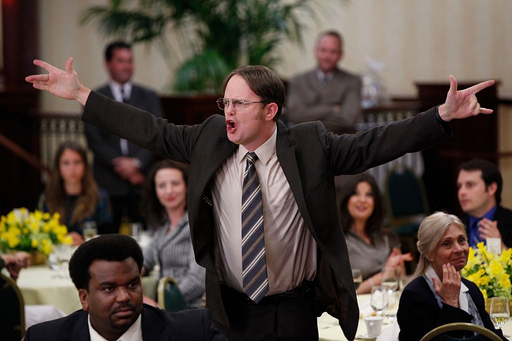 Craig Robinson as Darryl Philbin, Rainn Wilson as Dwight Schrute on 'The Office'