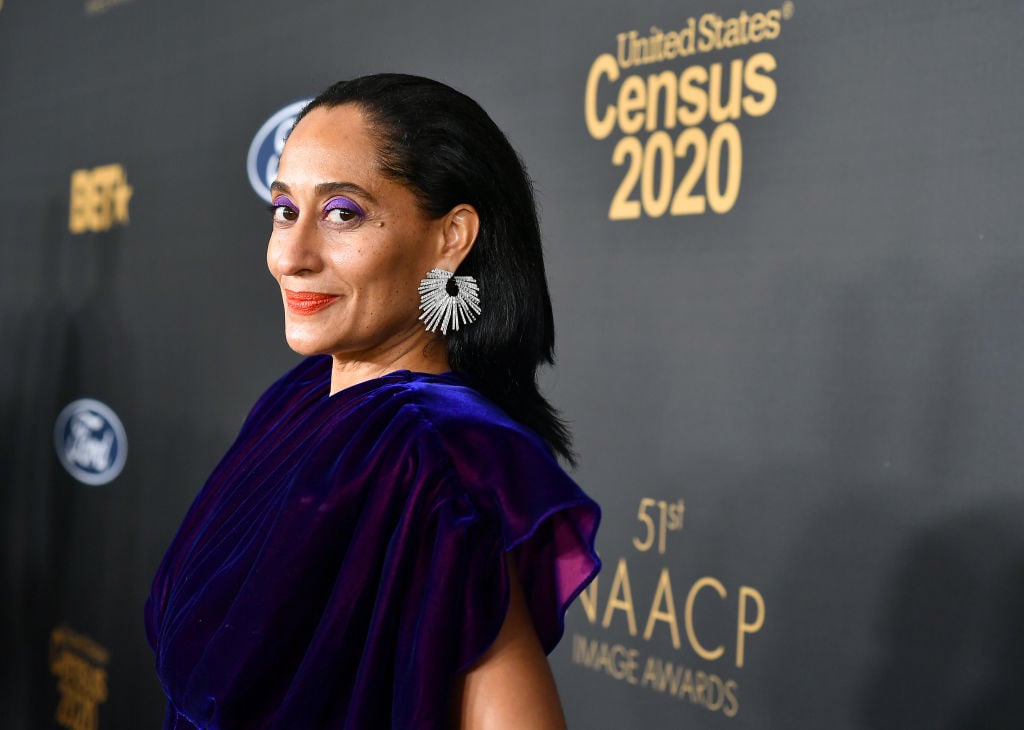 Tracee Ellis Ross on the red carpet at an event in February 2020