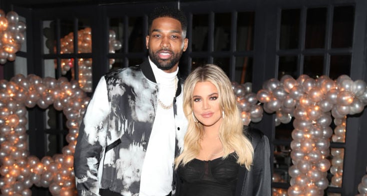 Tristan Thompson and Khloé Kardashian in March 2018