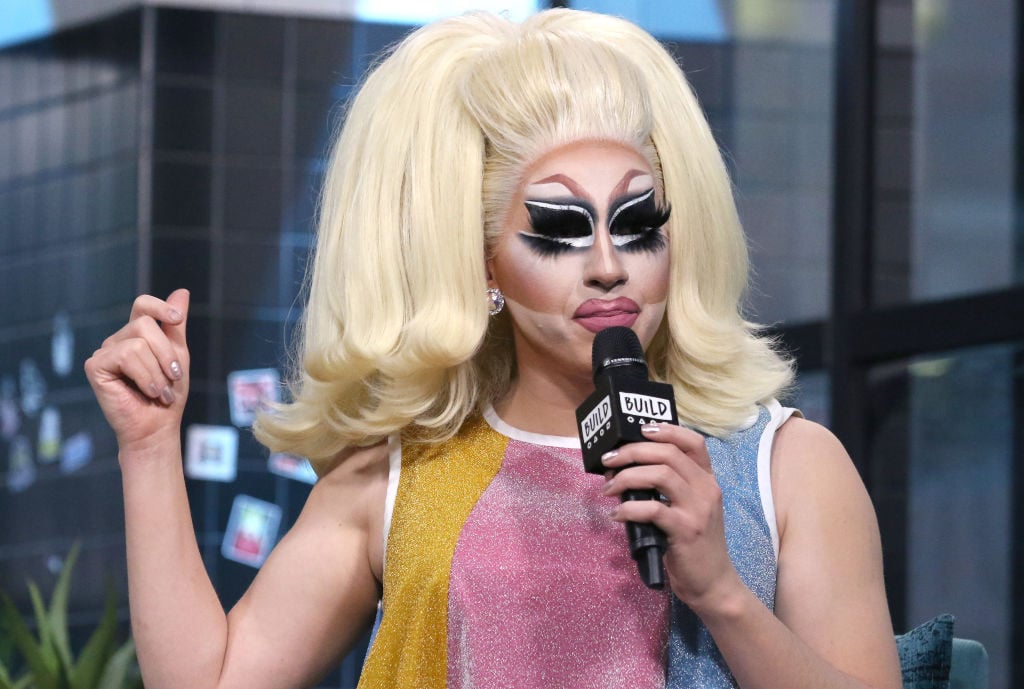 Drag queen Trixie Mattel attends the Build Series to discuss "Barbara"