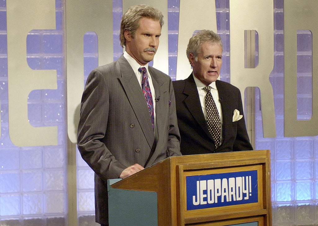 Will Ferrell as Alex Trebek and Alex Trebek as himself on 'Saturday Night Live'