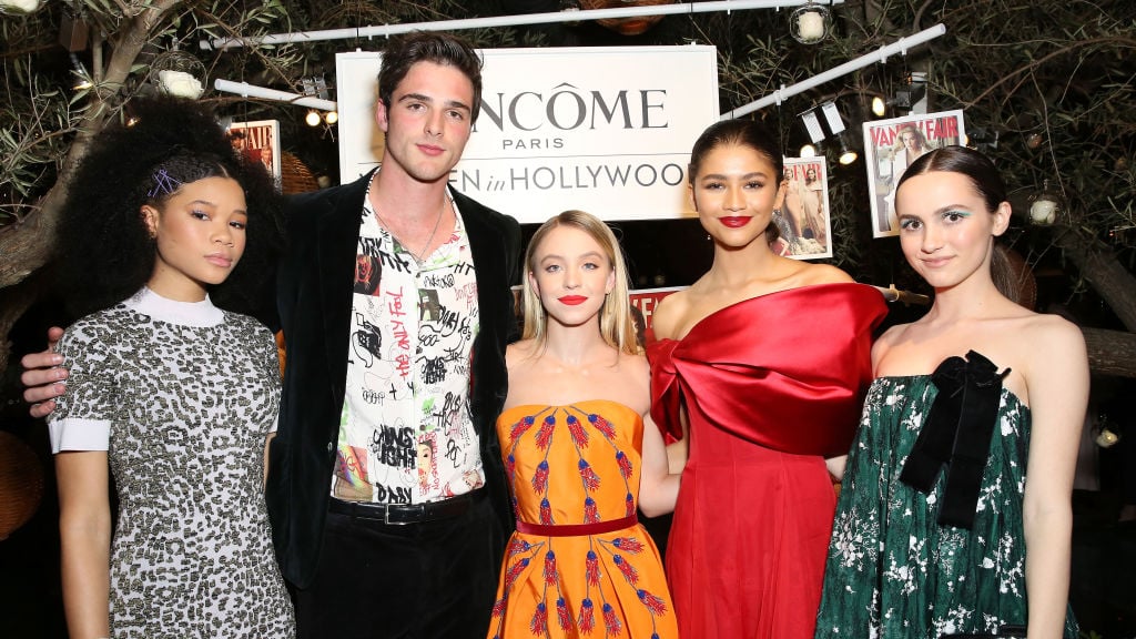 Storm Reid, Jacob Elordi, Sydney Sweeney, Zendaya, and Maude Apatow