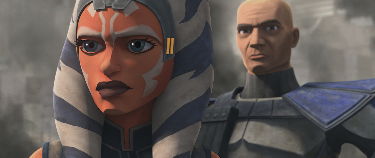 Ahsoka and Rex in Episode 11, "Shattered," 'Star Wars: The Clone Wars.'