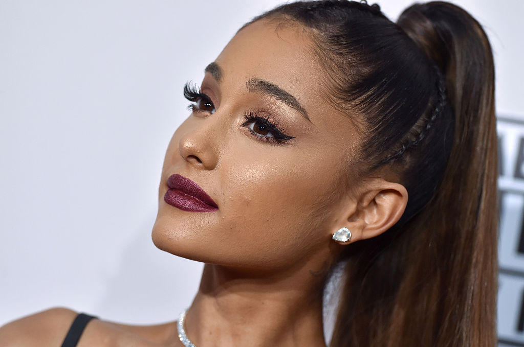 Ariana Grande arrives at the 2016 American Music Awards at Microsoft Theater on November 20, 2016 in Los Angeles, California.  