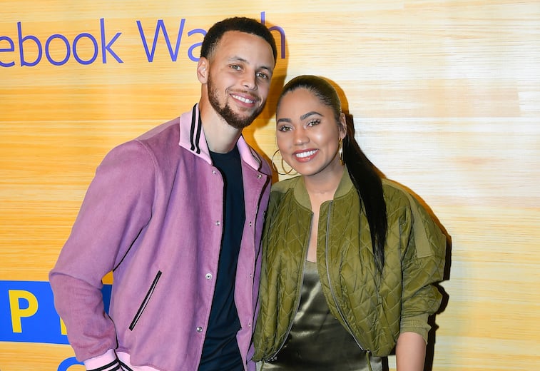 Stephen Curry and Ayesha Curry on the red carpet