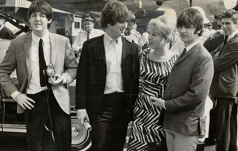 The Beatles stop on their 1964 tour