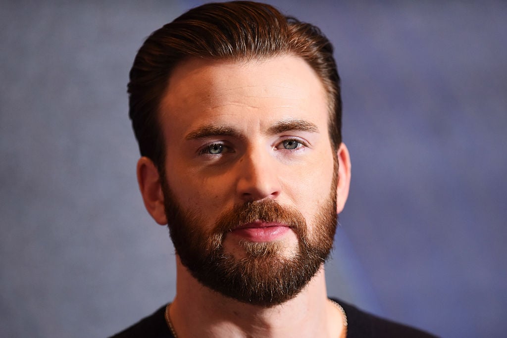 Chris Evans attends a photocall for "Captain America: Civil War" at Corinthia Hotel London on April 25, 2016 in London, England. 