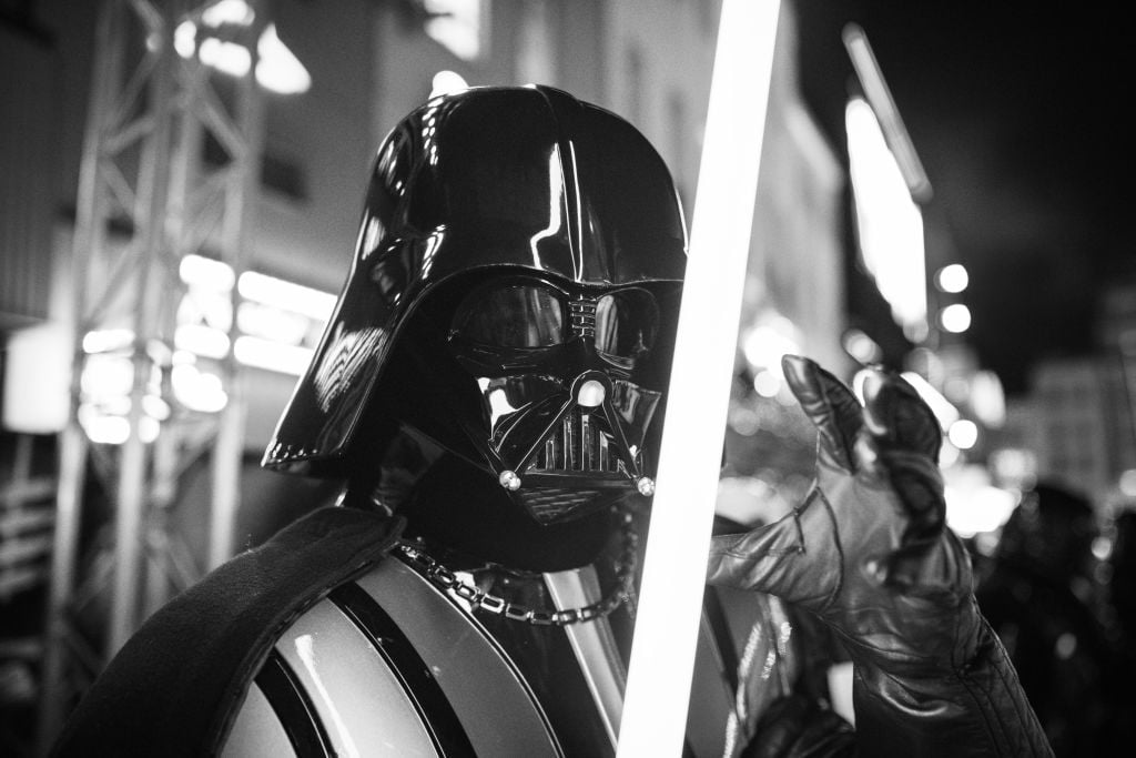 Darth Vader at the European premiere of "Star Wars: The Rise of Skywalker" 