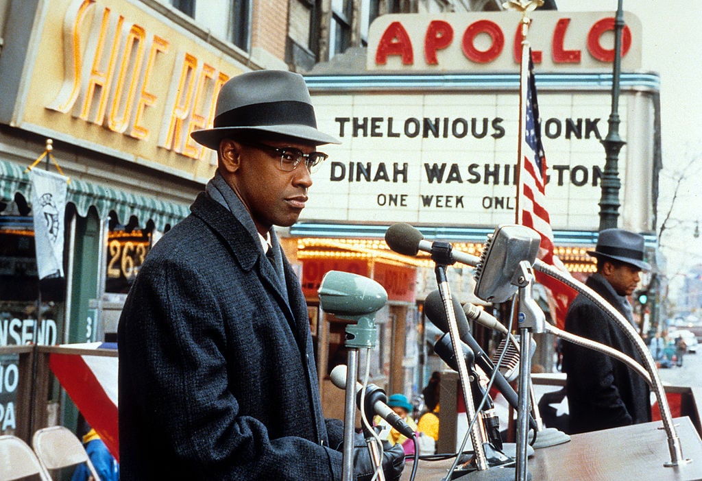 Denzel Washington in Malcolm X 