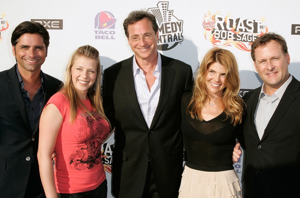 Full House" cast members John Stamos, Jodie Sweetin, Bob Saget, Lori Loughlin and Dave Coulier