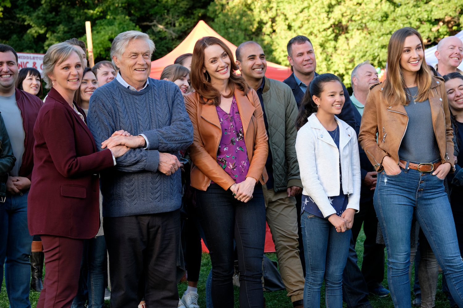 Middleton residents at chili cook-off in a season 6 episode of 'Good Witch' on Hallmark Channel