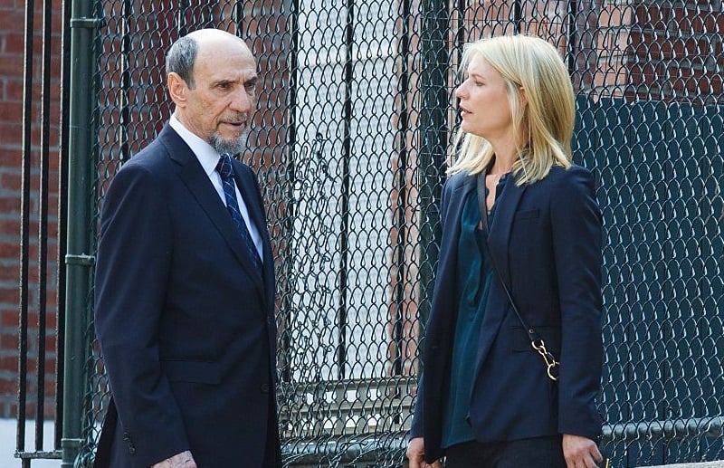 F. Murray Abraham and Claire Danes on 'Homeland' set