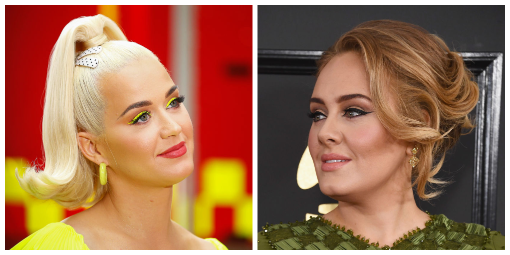 Katy Perry and Adele