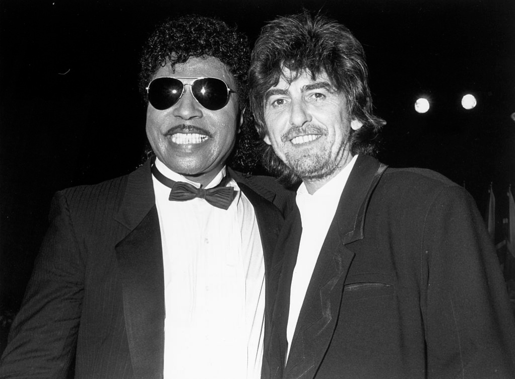 Little Richard and George Harrison of The Beatles