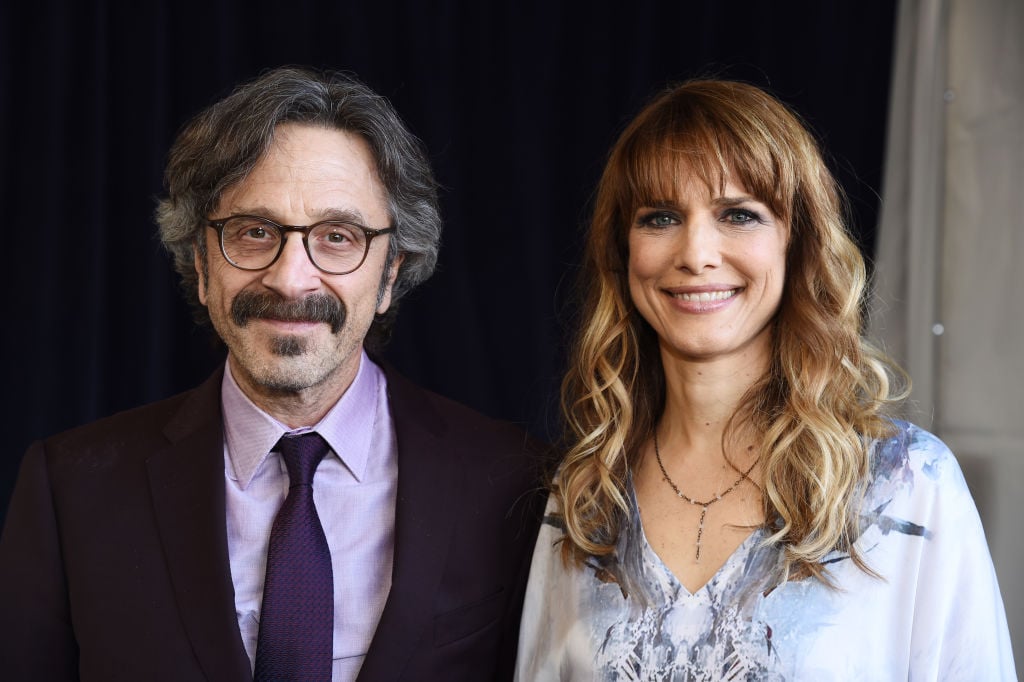 Marc Maron and Lynn Shelton attend the 2020 Film Independent Spirit Awards on February 08, 2020