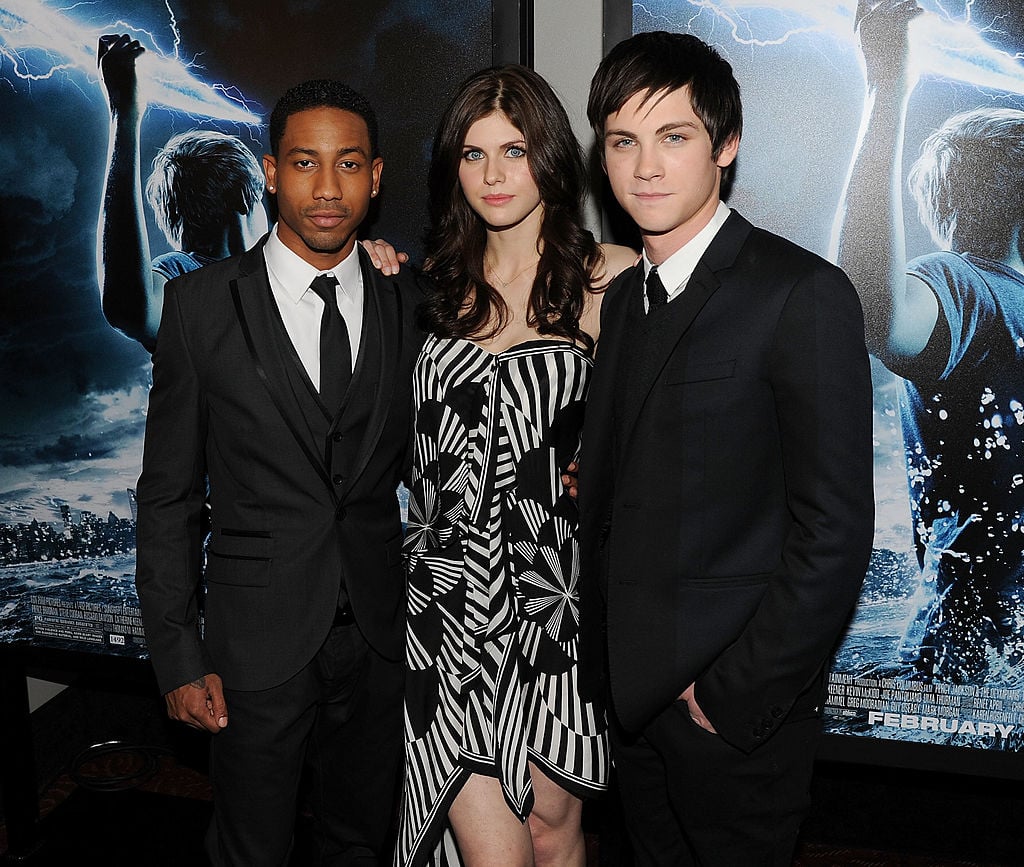 Brandon T. Jackson, Alexandra Daddario, and Logan Lerman at the premiere of 'Percy Jackson & The Olympians: The Lightning Thief' on February 4, 2010 in New York City