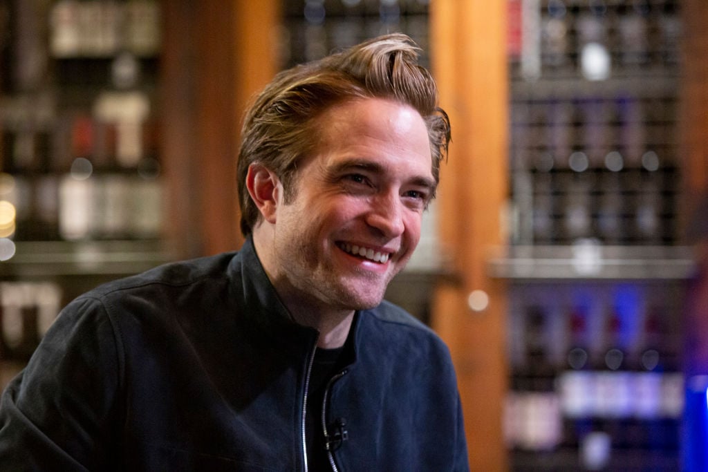 Robert Pattinson on Dec. 1, 2019  filming SUNDAY TODAY WITH WILLIE GEIST.