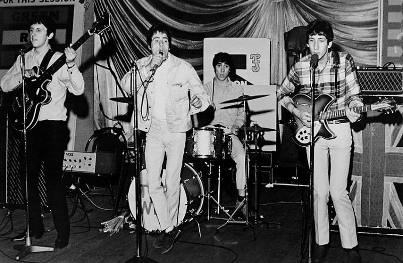 The Who performing in 1964