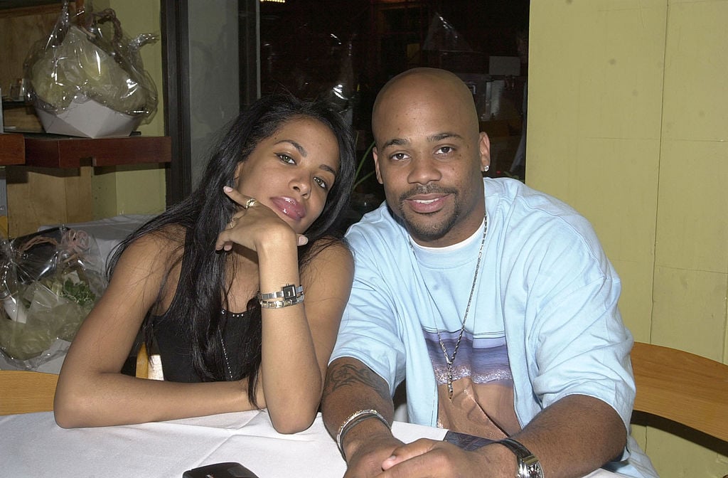 Aaliyah and Damon Dash in May 2001