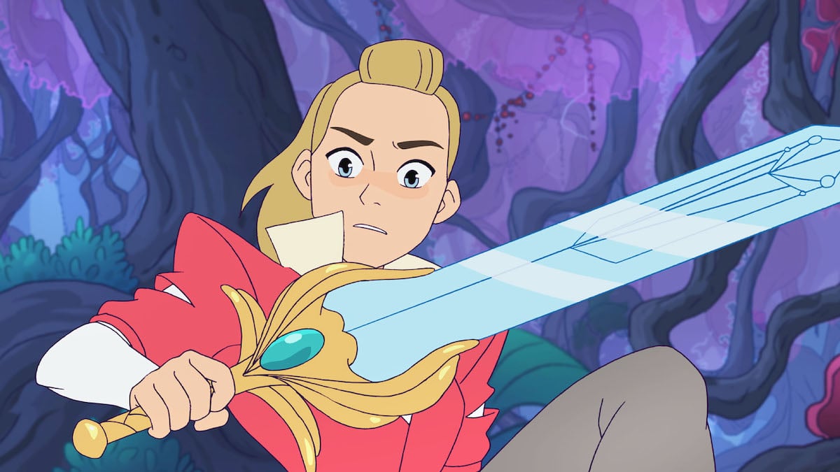 Adora comes across her sword for the first time in Season 1, 'She-Ra and the Princesses of Power'