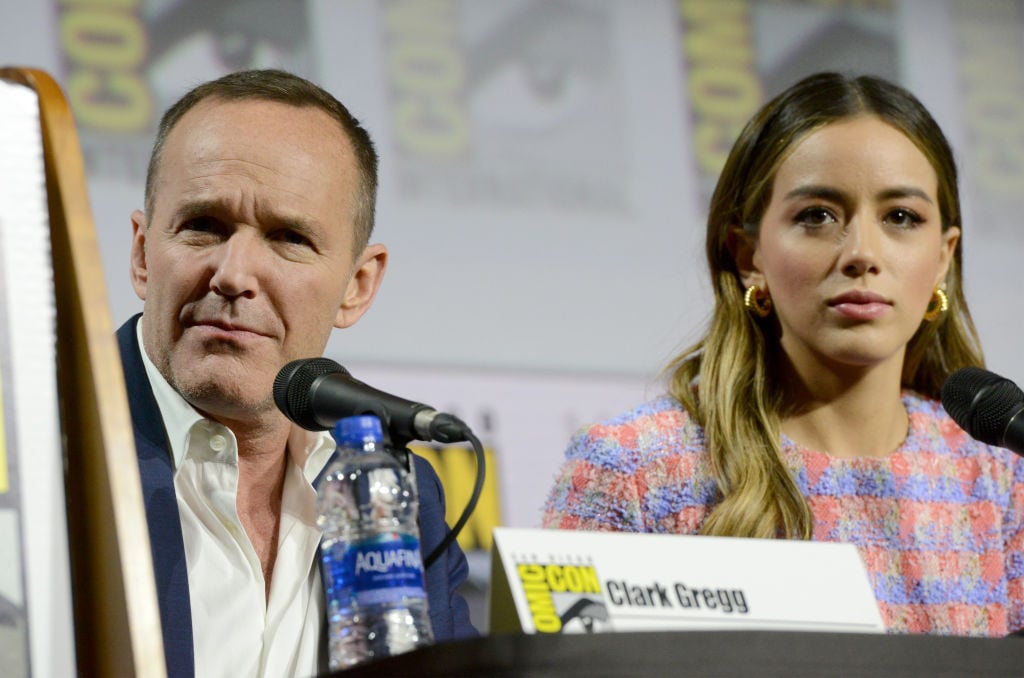 Clark Gregg and Chloe Bennet at San Diego Comic-Con