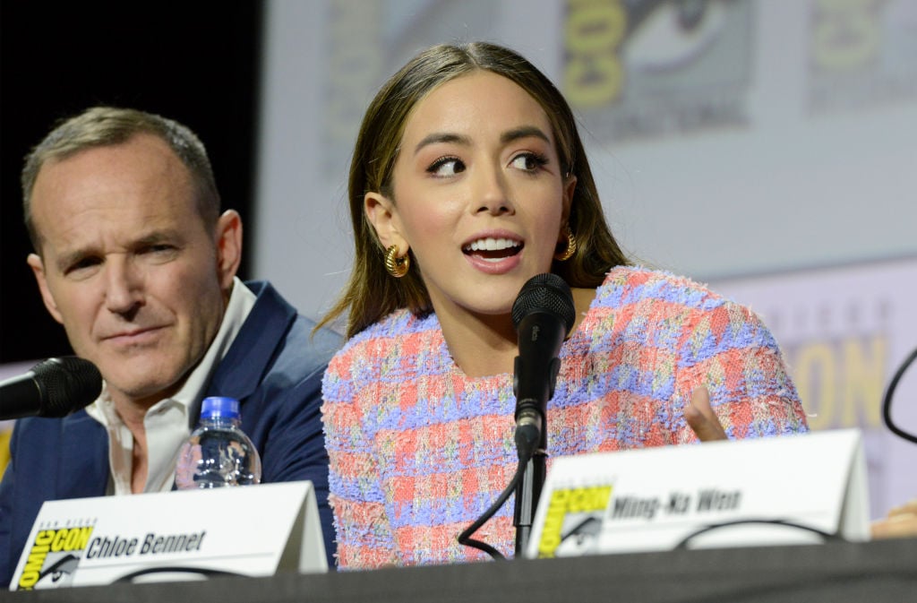 Clark Gregg and Chloe Bennet at Comic-Con International