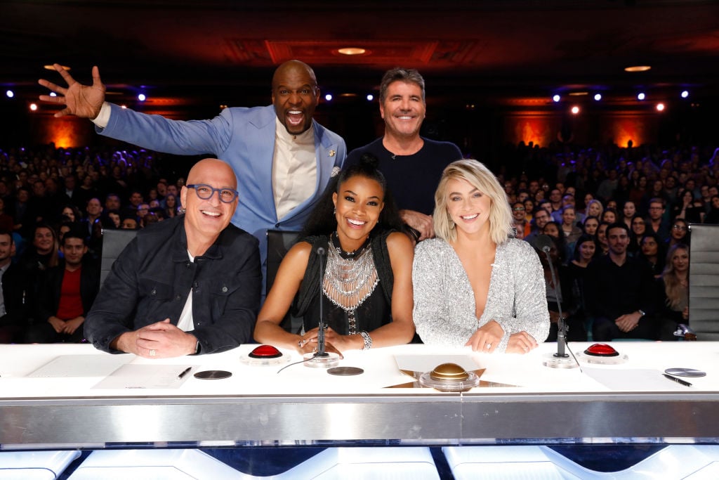 Howie Mandel, Terry Crews, Gabrielle Union, Simon Cowell, Julianne Hough on 'America's Got Talent'
