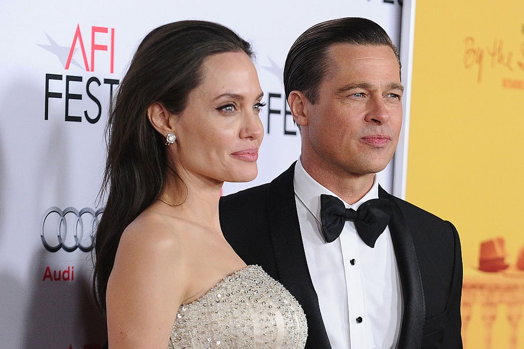 Angelina Jolie and Brad Pitt attend the premiere of 'By the Sea' at the 2015 AFI Fest 