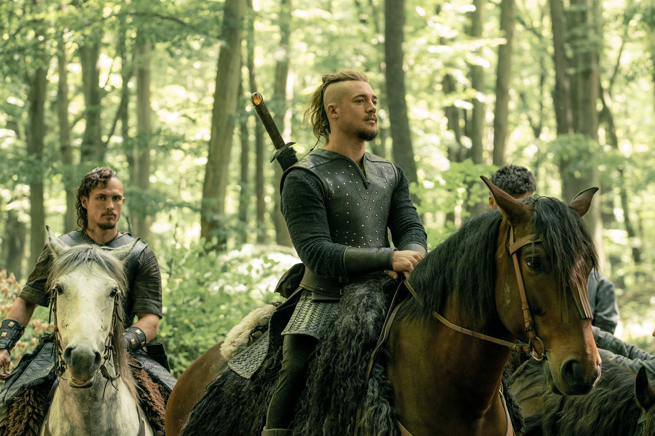 Arnas Fedaravicius and Alexander Dreymon in 'The Last Kingdom'