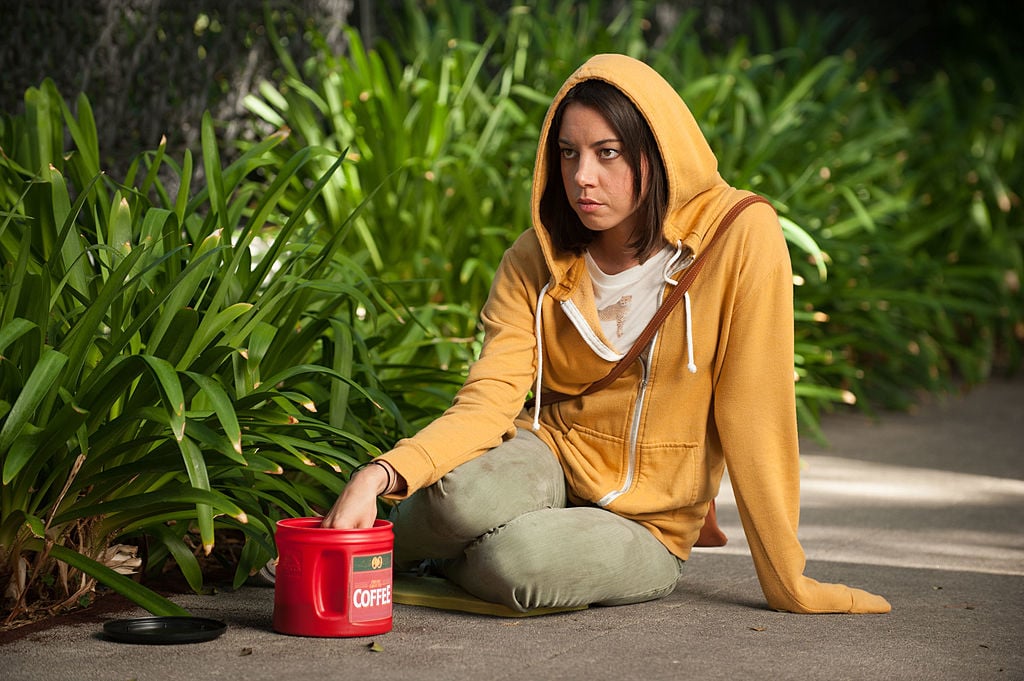 Parks and Rec cast memeber Aubrey Plaza as April Ludgate