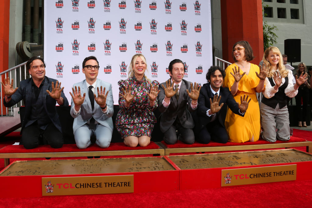 Big Bang Theory cast handprints