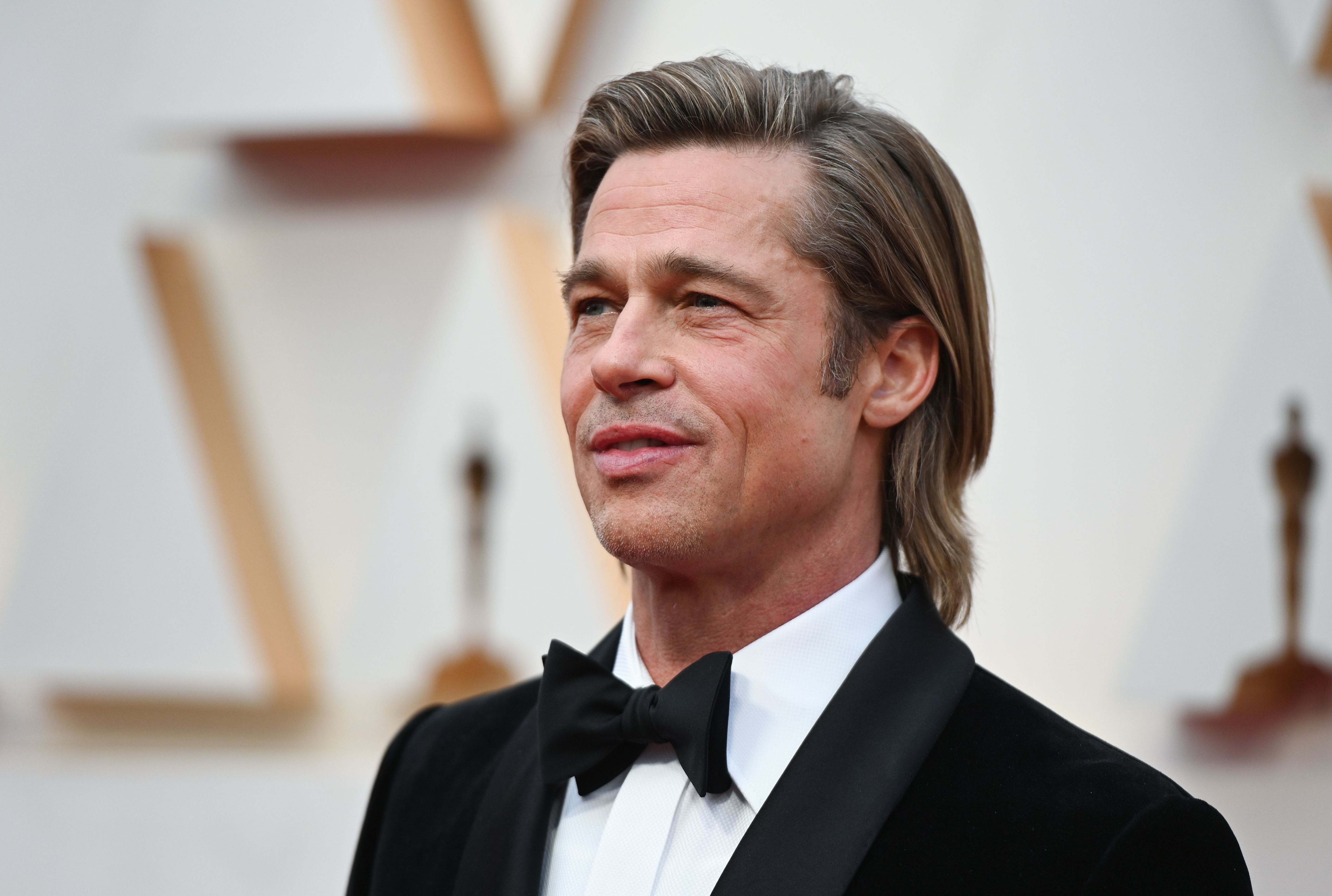 Brad Pitt arrives for the 92nd Oscars at the Dolby Theatre in Hollywood, California