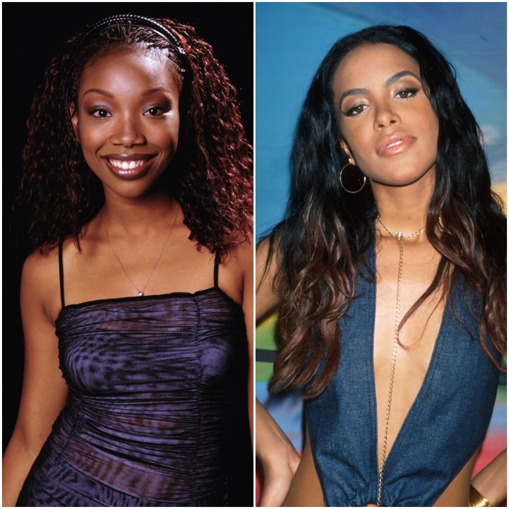 Brandy and Aaliyah