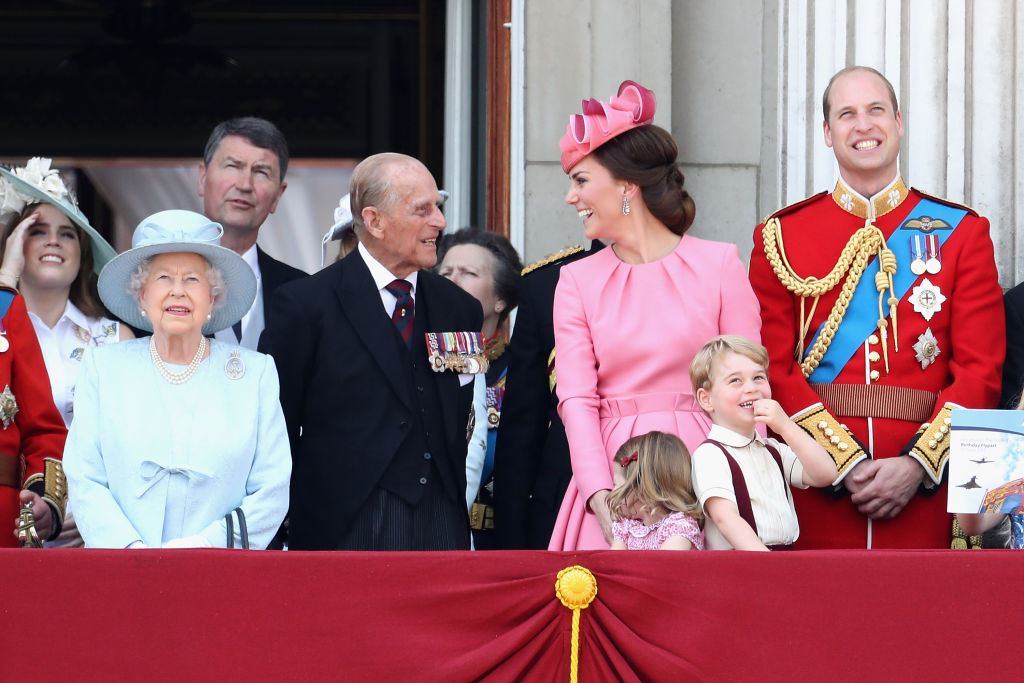 British royal family at 2017 Trooping the Colour