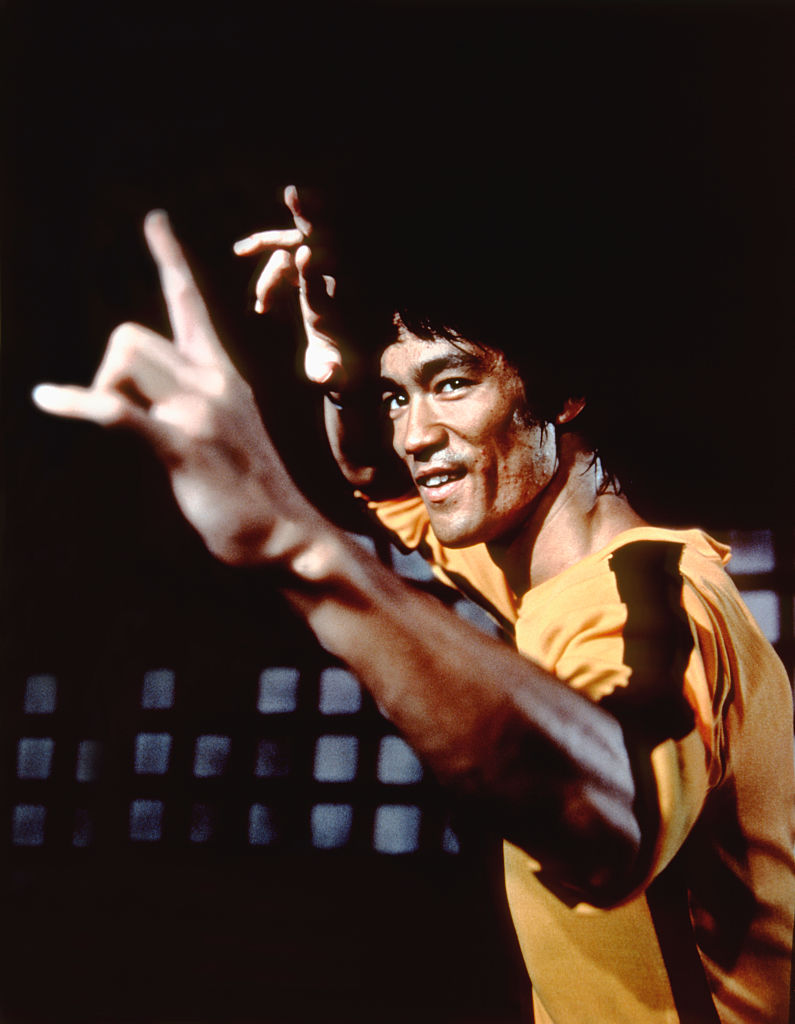Bruce Lee yellow track suit