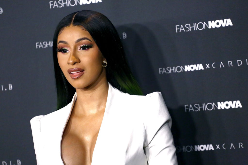 Cardi B arrives as Fashion Nova Presents: Party With Cardi at Hollywood Palladium on May 8, 2019 in Los Angeles, California