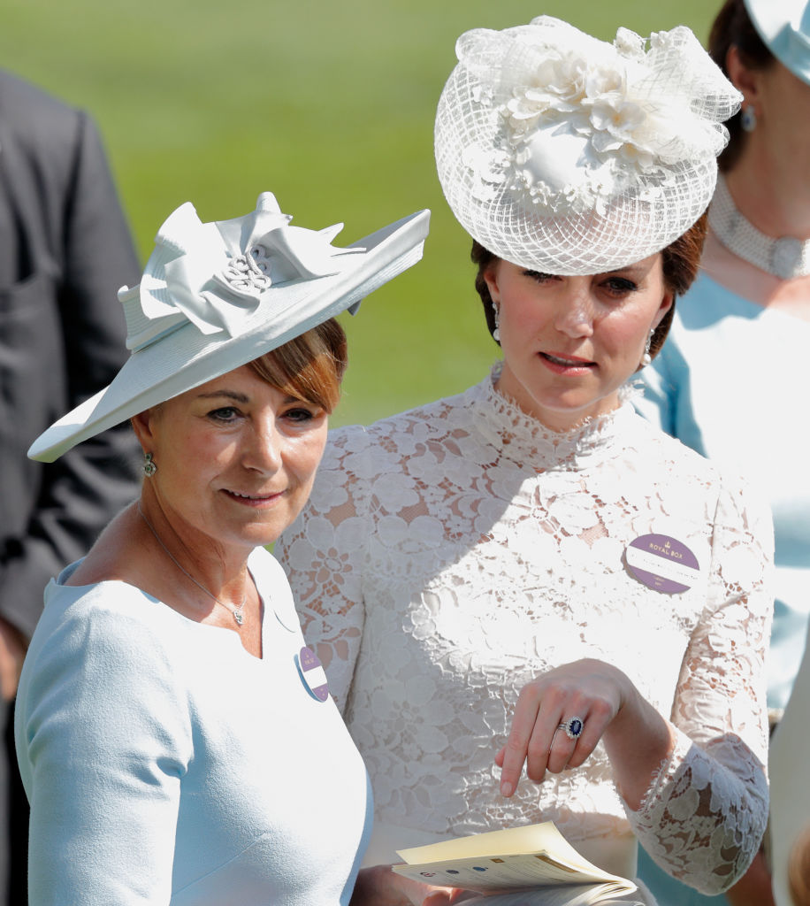 Carole Middleton and Kate Middleton attend 2017 Royal Ascot