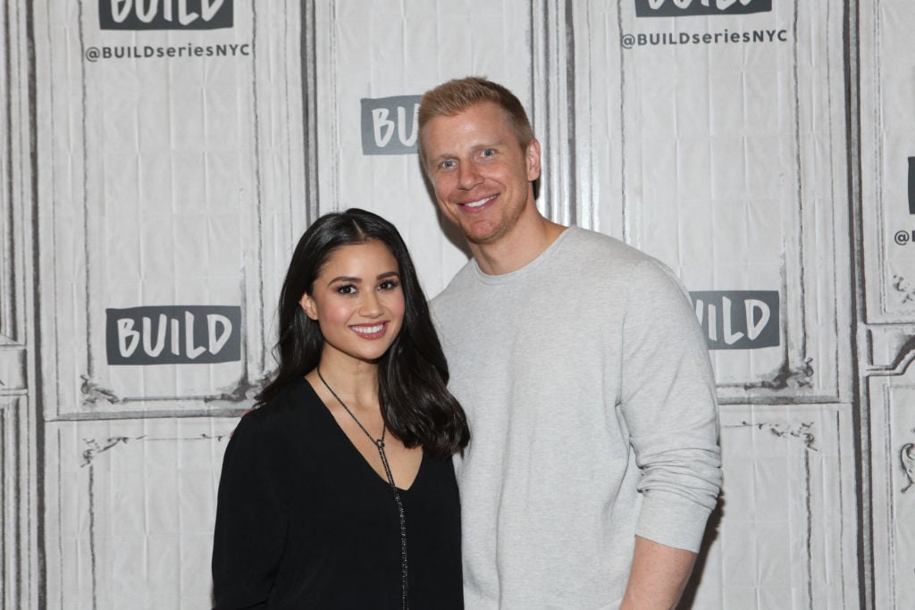 Catherine Lowe and Sean Lowe from 'The Bachelor' Season 17 attend Build Series to discuss "Worst Cooks In America" at Build Studio on October 4, 2017 in New York City.  